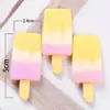 Resina Juguete de Comida Helado Crema Pegamento DIY Funda para Teléfono Móvil Pasador Accesorios para el Cabello Vaso de Agua Pegatina Materiales para Hacer Manualidades DIY Hecho a Mano