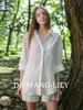 Camisa Transpirable Natural 100% Lino Estilo Old Money, Conjunto de Camisa Oversize/Shorts Completamente de Lino Estilo Relajado y Casual