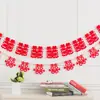 Nueva Flor de Papel de Felpa para Boda Suministros de Decoración de Boda Flor de Papel No Tejida Arreglo de Boda Flor de Papel Doble Felicidad Estilo Delgado Tamaño Grande