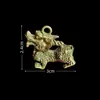 Colgante de Unicornio de Cobre Imitación Año Zodiacal para Hombre y Mujer Llavero de Coche Accesorios Colgantes para Bolsos Accesorios Colgantes Venta al por Mayor