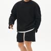 Novos irmãos de fitness muscular esportes suéter solto masculino outono e inverno treinamento casual corrida plus size pulôver