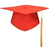 En stock gorro de ceremonia de graduación birrete de Licenciatura sombrero para adulto de 18 años gorro de estudiante universitario birrete de Licenciatura ajustable