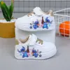 Tenis para Niña 2026 Primavera Nuevos Lindos Estilo Dibujos Animados Zapatos para Bebé Suela Suave Versátiles Zapatos Blancos para Niños