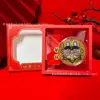 Bolsa Cabeça de Tigre Estilo Igual ao do Filho de Musk Adesivo de Telefone Dourado Pintura Colorida Estilo Chinês Folha de Ouro Puro Ouro 999 Lembrança da Cerimônia de Inauguração