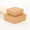 Cajas de Papel Kraft Personalizadas al por Mayor con Tapa y Base, Cajas para Empaque de Regalos, Cajas de Regalo Cuadradas de Papel Kraft, Hechas a Medida