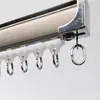 (Garantía de 70 años) Riel de cortina engrosado del fabricante Keqiao de Shaoxing, riel de barra de cortina silenciosa de aleación de aluminio, producto terminado
