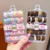 Gomas para el pelo tipo cable de teléfono para niños, aptas para bebés, alta elasticidad, gomas para el pelo de colores dopamina para cabello rizado de niñas