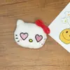 Bolsa de Expresión Creativa Bolso de Muñeca KT Cat Colgante Llavero de Niña Lindo Peluche que Chirría Colgante