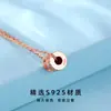 Rueda de la Fortuna Joyería de Plata S925 al por Mayor Collar de Cintura Pequeña para Mujer Estilo Fresco Una Pieza Envío Directo Cadena para la Clavícula Transfronterizo Nuevo Producto