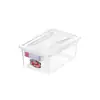 Caja de etiquetado transparente engrosada de grado alimenticio Huierxin, caja de almacenamiento para conservación de alimentos comercial con código de color y temporizador para refrigerador
