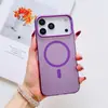 Funda magnética para teléfono plateada es adecuada para Apple 17ProMax16 modelo popular15 sensación de lujo ligero de alta gama12 funda para teléfono14