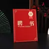 Certificado de Honor Papel Interior con Sellado Rojo, Certificado de Premio de Oro, Certificado de Reconocimiento al Empleado Destacado, Producción de Portada Exterior, Páginas Interiores Imprimibles Jby