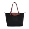 Bolso de hombro minimalista de color sólido, nuevo, ligero, resistente al agua, de nailon, transfronterizo, bolso tote de gran capacidad para el trabajo