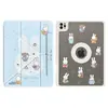 Funda Protectora con Lunares y Lazo de Conejo Miffy para iPad A16 Tablet Pro Magnética Generación 10/9/8 MINI7 Air
