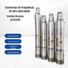 Bomba Submersa para Poço Profundo em Aço Inoxidável, Bomba Submersível de Ímã Permanente de Alta Velocidade, Frequência Rápida, Alta Vazão, Grande Fluxo, Bomba de Água Elétrica, Energia Solar