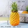 Modelo de Fruta Falsa Simulada Plástico Mango Manzana Pera Piña Limón Plátano Adornos de Brocheta Decoración para Gabinete de Cocina del Hogar Accesorios