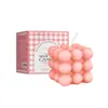 Vela Aromática Cubo de Rubik Sadoer Inglés Completo Colorida Celebración Fiesta Vela de Cumpleaños Comercio Exterior Transfronterizo Venta al por Mayor
