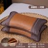 Almohada de cáscara de trigo sarraceno entera de verano, Núcleo de almohada de ratán de hielo de verano, Protección de la columna cervical para adultos, Ayuda para dormir, Almohada especial de bambú, Almohada dura entera para hombres