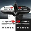 Pegatinas Decorativas para Espejo Retrovisor de Coche, Pegatinas de Modificación de Carrocería, Pegatinas Personalizadas para Coche, Pegatinas Impermeables y Resistentes a los Arañazos para Espejo Retrovisor