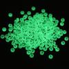 Cuentas luminosas al por mayor 7*4mm redondas hechas a mano amor luminosas tres cuentas sueltas DIY accesorios de cuentas para manualidades