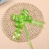 Envío Gratis 30 # Lazo Mediano Flores Dibujadas a Mano Festivo Boda Navidad Bolsa de Regalo Embalaje Arte Latte Fabricante de Cinta