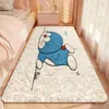 Alfombra de Piso Peluda Linda Dibujos Animados Mesita de Noche Nuevo Cachemir Imitación Habitación Ventana Saliente Alfombra de Tira Habitación Habitación Infantil Sala de Estar Peluche Linda