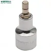Sata Shida Dafei Soquete de Chave de Fenda 12 Cantos Flor de Ameixa 12,5mm Ferramenta de Broca Soquete de Chave de Catraca Estendida