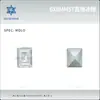 6*8mm Cristal de Rocha de Cinco Passos Diamante de Cristal K9 Retangular Ângulo Reto Acessórios Explosivos Vidro Joias para Nail Art Diamante para Nail Art Atacado