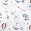 Categoría a algodón algodón en rama estampado marca de agua doble cara tejido calicó camiseta para niños babero tela para ropa