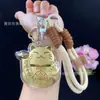Gato de la suerte dorado para traer dinero Llavero Cadena para teléfono Regalo para amigos y novias Navidad Colgante de oro puro Regalo