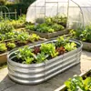 Caja de Flores para Plantar Metal Transfronteriza Macetero de Jardín Exterior Paisajismo Maceta de Diámetro Grande Maceta Desmontable Maceta