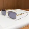 Novos Óculos de Sol Tendência Europeus e Americanos com Armação Completa para Homens, Óculos de Sol com Armação Quadrada e Cabeça de Leopardo de Metal para Mulheres, Óculos de Sol de Guepardo Transfronteiriços