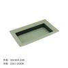 Caja Fija para Barro Floral Bandeja Rectangular de Plástico Mesa de Conferencias Bandeja para Barro Floral Floristería Ceremonia de Boda Bandeja Redonda con Agujas
