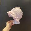 Orejeras para bebé otoño e invierno algodón puro encaje para niña sombrero de princesa cálido de invierno gorro para dedos doble capa sombrero de bebé moda