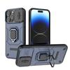 Aplicável ao novo iPhone15promax caixa de telefone de toque de urso de batalha Apple 15 tampa protetora de janela deslizante magnética
