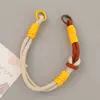 Nuevo Cordón Tejido Multicolor para Teléfono, Llavero Corto Universal, Decoración de Mochila, Cuerda Decorativa, Cadena Colgante al por Mayor