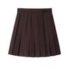 Falda plisada de cuadros jk ortodoxa multicolor falda de mujer falda corta otoño e invierno falda plisada falda básica de color sólido falda uniforme de largo medio