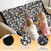 Manta de colorir lavável para rabiscos DIY pais e filhos, manta de colorir educativa para educação infantil, manta de pintura interativa para preencher com cores