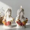 Jiahuimei Figura de Chica para Retrato Adorno de Yeso de Aromaterapia Molde de Silicona Pegamento de Resina DIY Vela Hecha a Mano Cuerpo Humano