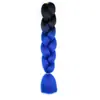 Trenzas Grandes de Fibra Sintética de Comercio Exterior, Trenzas de Colores, Peluca, Cabello para Trenzas Jumbo, Rastas Africanas, Cabello para Crochet