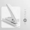 Máquina Perforadora de Agujero Único de Metal Kedeyou Máquina Perforadora de Papel de Hoja Suelta Máquina Perforadora Mini DIY Agujero Redondo Perforadora de 20 Páginas