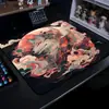 Mouse Pad Profissional para Jogos E-Sports com Base de Borracha Natural Pura, Espessado, Confortável, Resistente ao Desgaste e Antiderrapante, Série Fera da Tendência Nacional