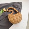Chegada Nova Bolsa Nuvem Pregueada Estilo Coreano Feminino Tendência Nicho Bolsa de Veludo com Pelo Bolsa Bolinho Casual Bolsa de Ombro/Axila Fashion