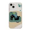 Funda para iPhone 17 Pro Max con Tema de Gato en Sofá, Funda de Teléfono Mate con Agujero Grande para Apple 17, 16/15, Anticaídas 14