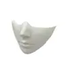 Máscara de cosplay de Halloween de meia-face com contornos faciais perfeitos, tecnologia mecânica cyberpunk biônica