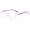 2020 Nuevos Lentes Planos Antiluz Azul para Niños Bebé Retro Transparente Ovalado Montura de Lentes Gafas para Clase en Línea para Niños