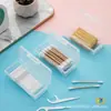 Caja Pequeña de Almacenamiento Portátil para Curitas, Hisopos de Algodón, Joyería, Brochas de Labios, Hilo Dental, Vendas, Aretes y Medicamentos