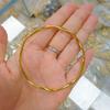 Pulseira Shajin Mobius do Vietnã Design Fechado para Mulheres Pulseira de Latão Banhada a Ouro Pulseira Laço Infinito do Amor
