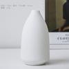 Jarrón nórdico simple de cerámica blanca esmerilada, adorno para mesa de comedor, sala de estar, arreglo floral, flores secas, mueble de TV, decoración del hogar.