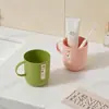 Vaso para Enjuague Bucal para Uso en Casa, Elegante Vaso para Cepillos de Dientes para Niños y Parejas, Vaso para Lavarse el Baño, Nuevo Vaso Portacepillos de Dientes
